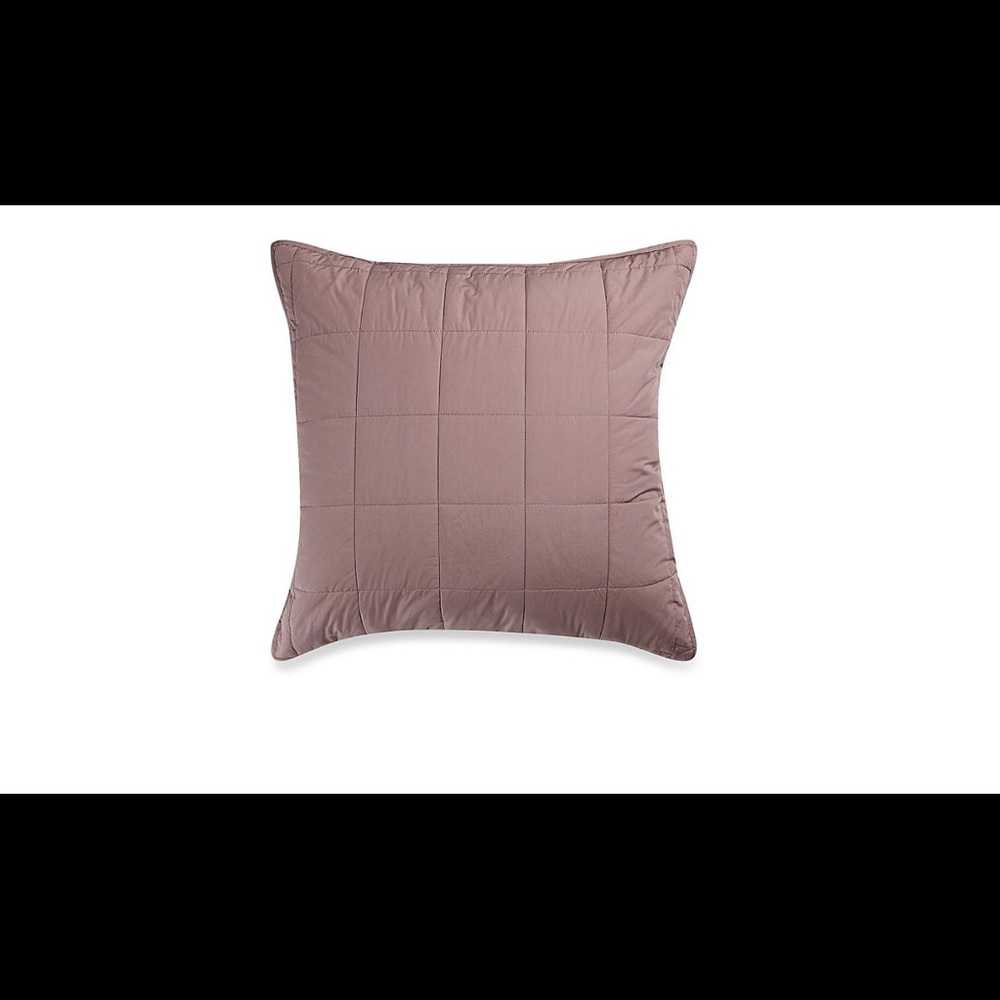 One (1) Kenneth Cole Escape European Sham in Plum